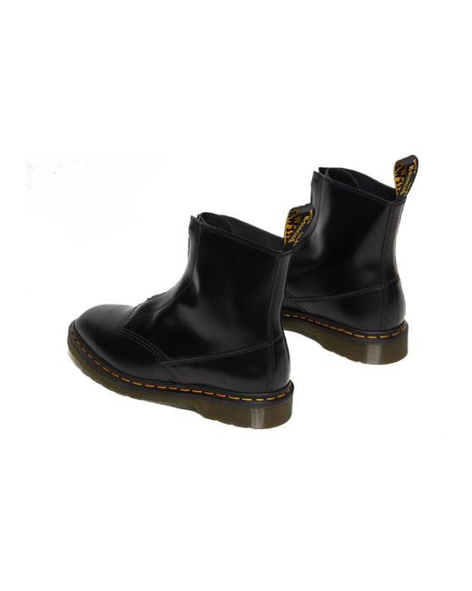 Dr. Martens Black Cabbott Smooth Boots for men