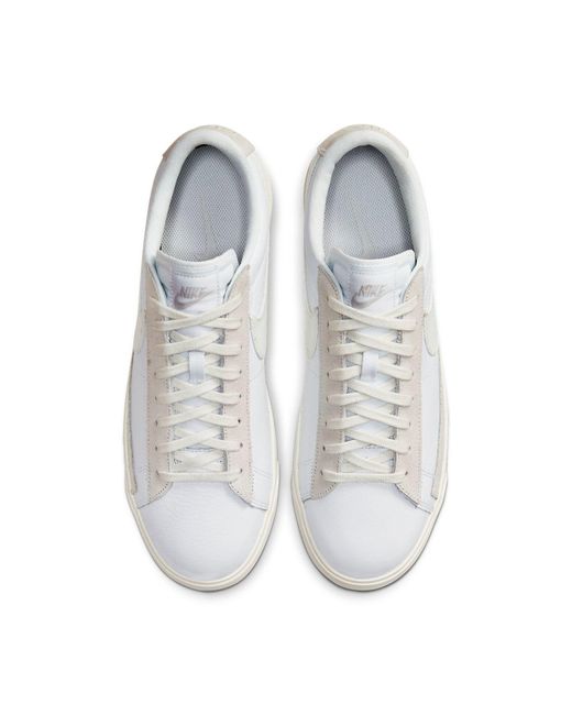 Nike White Blazer Low Leather 'Platinum Tint' for men