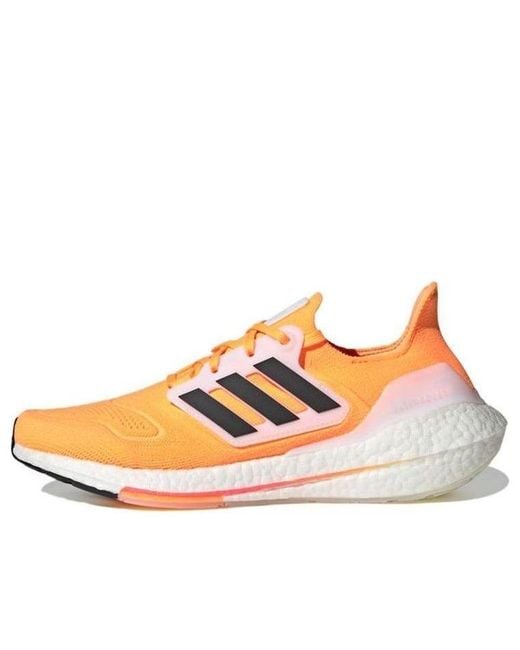 Adidas Orange Ultraboost 22 'Flash' for men