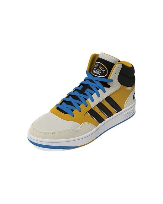 Adidas Blue Neo Hoops 3.0 Mid for men
