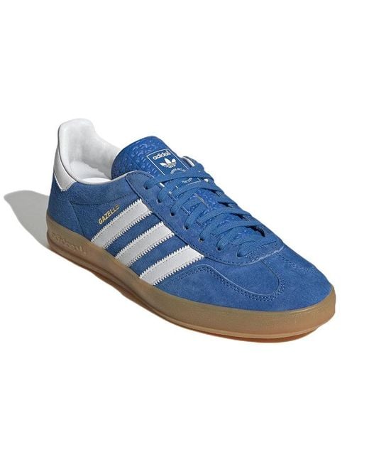 Adidas Blue Gazelle Indoor Bird Gum' for men