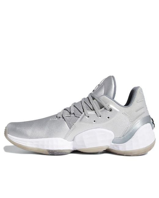 Adidas White Harden Volume 4 Metallic' for men
