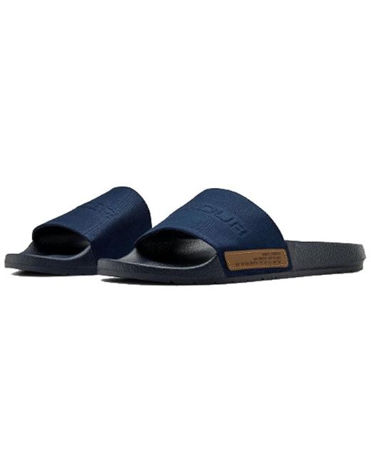 Under Armour Blue Core Remix Canvas Slippers for men