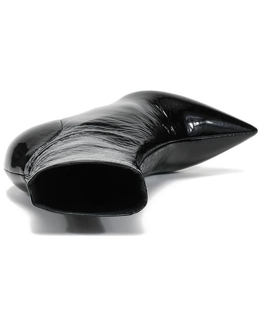 Prada Black (Wmns) 90Mm Patent Leather Effect Ankle Boots