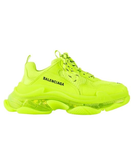 Balenciaga Green (Wmns) Triple S 'Fluo'