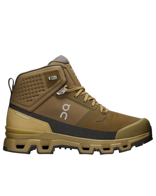 On Shoes Brown Cloudrock 2 Waterproof 'Hunter Safari' for men
