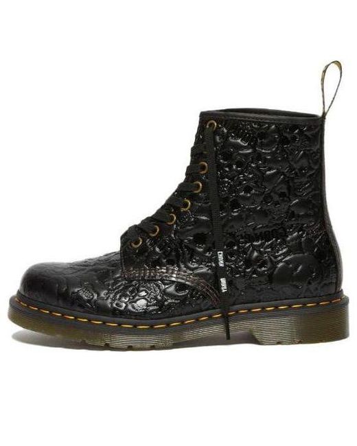 Dr. Martens Black Dr.Martens X Warner Bros 1460 Goonies Emboss Leather Lace Up Boots