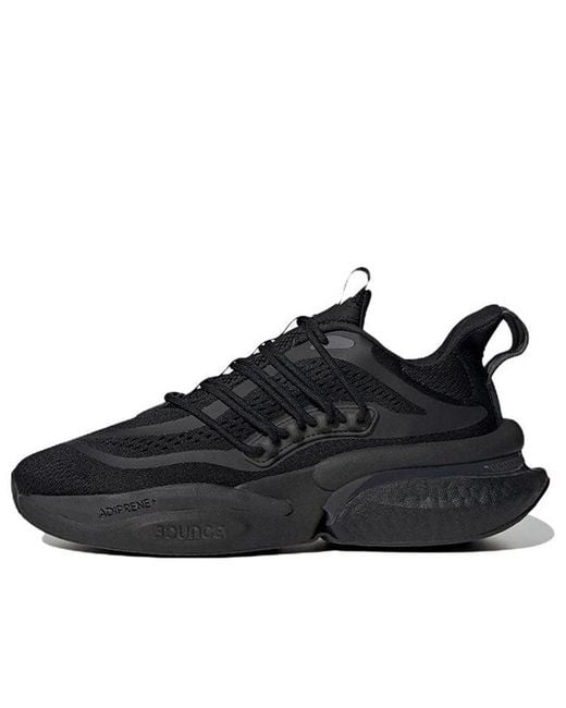 Adidas Black Alphaboost V1 Shoes 'Core' for men