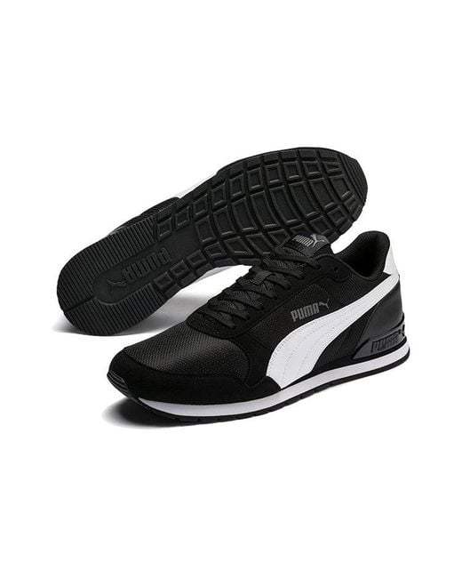 PUMA Black St Runner V2/ Low Sneakers for men