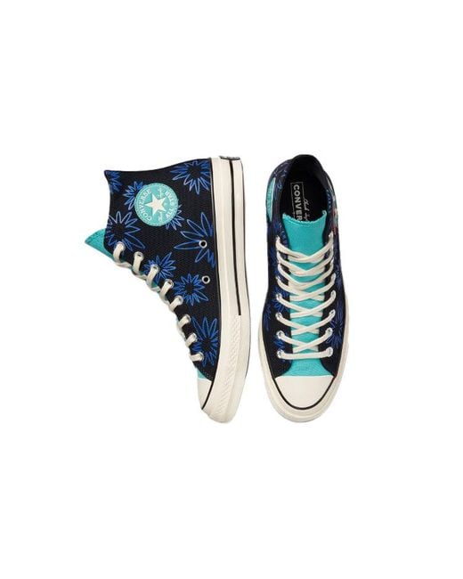 Converse Blue Chuck 70 High 'Sunny Floral'