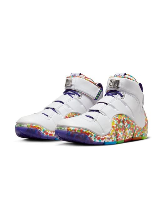 Nike White Lebron 4 'Fruity Pebbles' for men