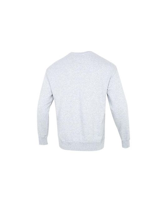 PUMA Blue Team Crew Logo Sweatshirt Burgumdy' for men