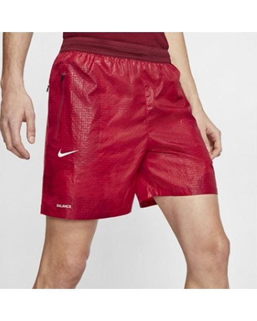 Nike Red X Gyakusou Logo Running Training Shorts for men