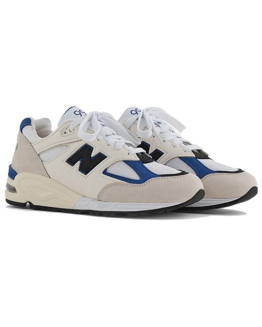 New Balance Blue Teddy Santis X 990V2 Made for men