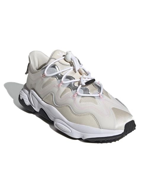 Adidas White Ozweego Plus