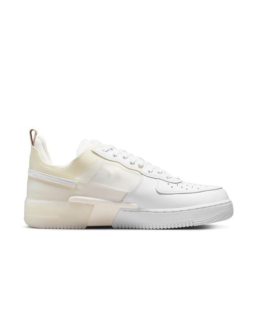 Nike White Air Force 1 React 'Coconut Milk' for men