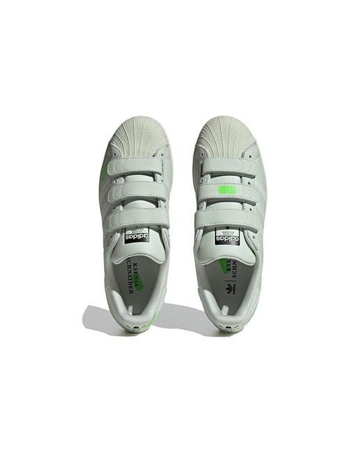 Adidas Green Superstar X Kseniaschnaider for men