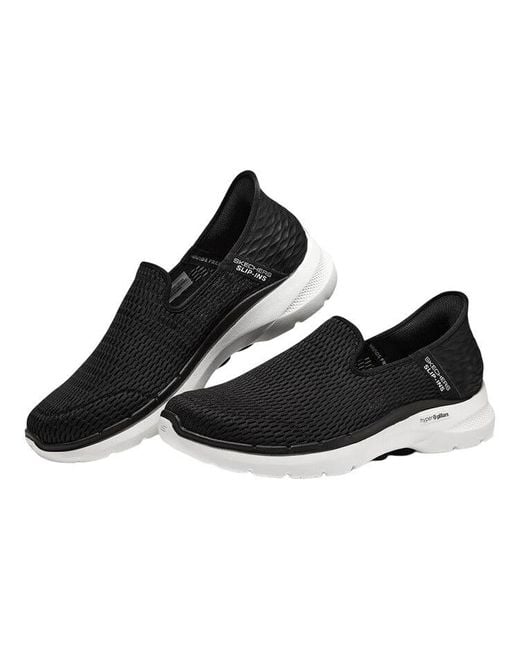 Skechers Black Go Walk 6 Shoes for men