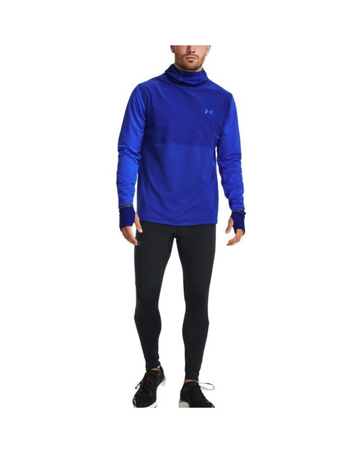 Under Armour Blue Qualifier Cold Hoodie 'Royal' for men