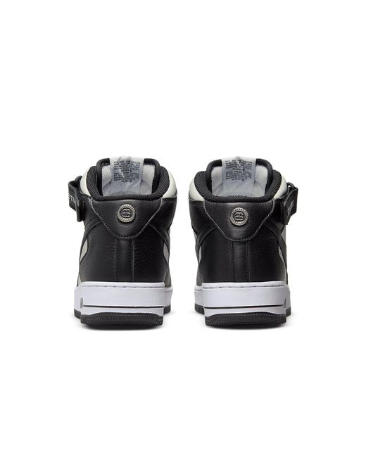 Nike Black X Stussy Air Force 1 Mid for men