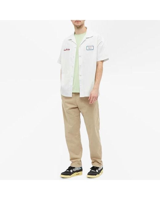 Nike White X Union La Mechanic Shirt 'Platinum' for men