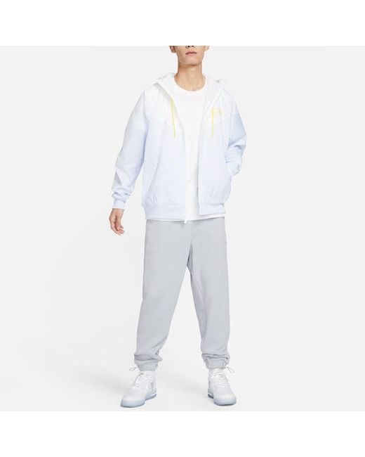Nike Blue Windrunner Woven Lined Jacket for men