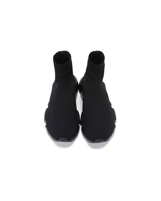 Balenciaga Black Speed Trainer 'Graffiti for men