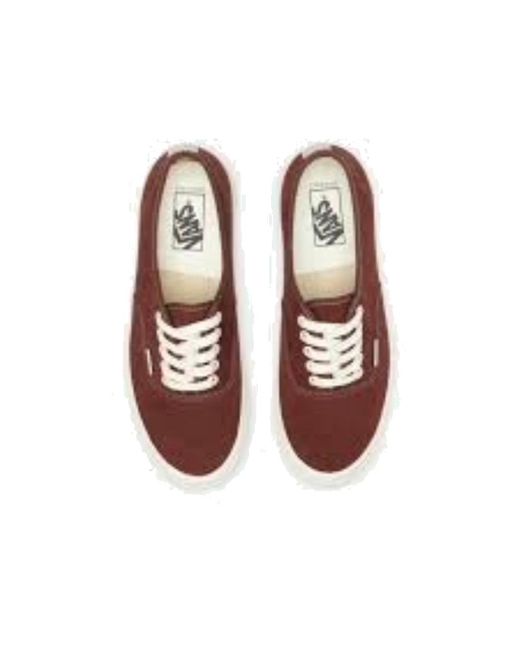 Vans Red Og Authentic Lx Suede for men