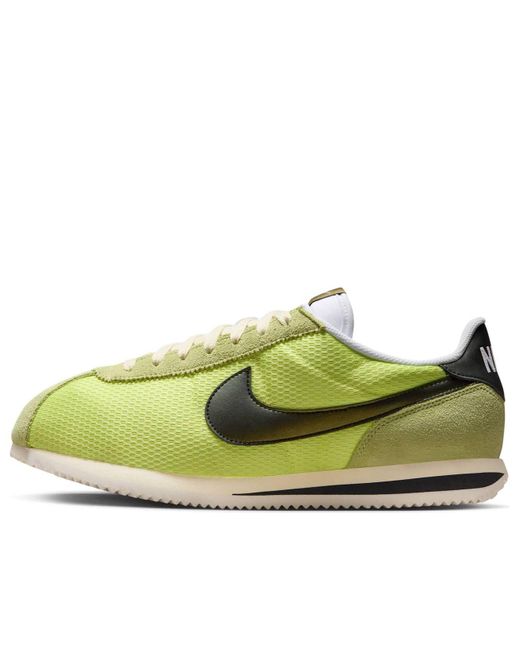 Nike Yellow Cortez Textile 'Light Lemon Twist' for men