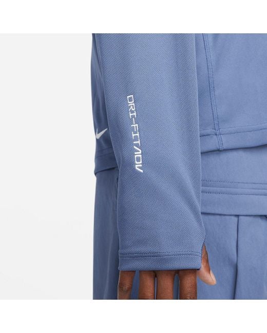 Nike Blue Medium Acg Dri-Fit Adv Lava Tree Uv Hoodie for men