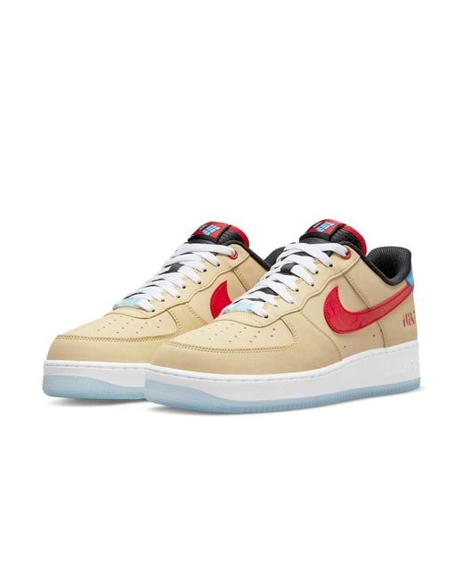 Nike Red Air Force 1 '07 Lv8 'Satellite' for men