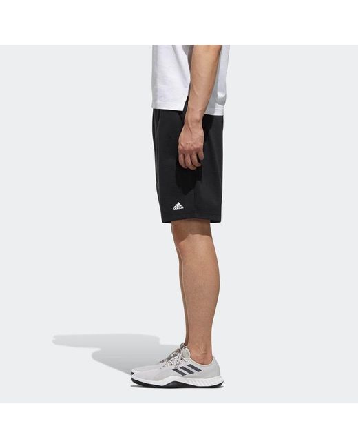 Adidas Black Wj Sh Tap Running Training Knit Shorts for men