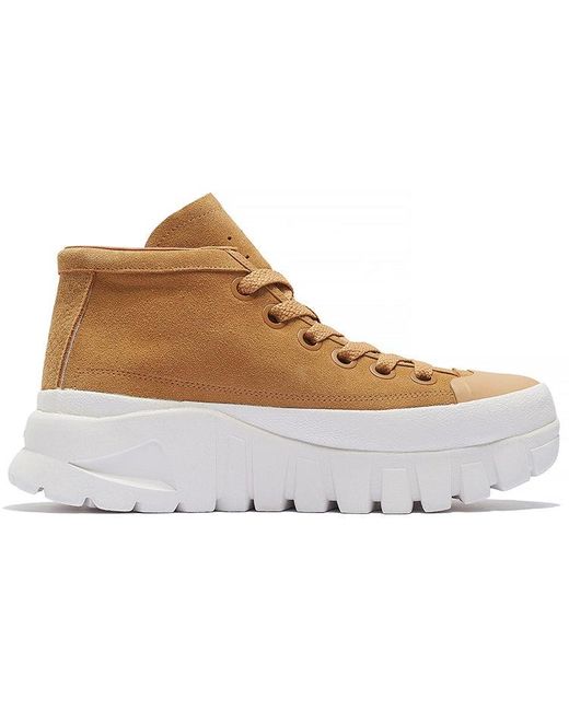 Li-ning Brown Leather Boot 'Khaki' for men