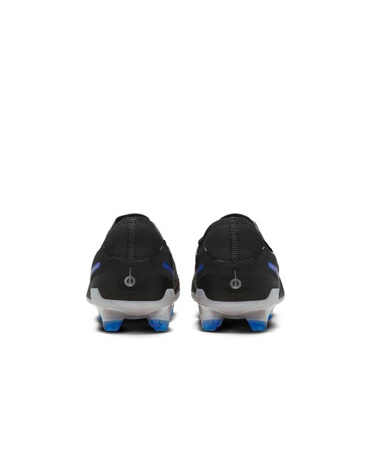 Nike Black Tiempo Legend 10 Pro Firm-Ground Low-Top Football Boot for men