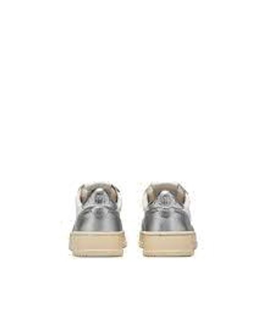 Autry White (Wmns) Medalist Low Top Bicolor
