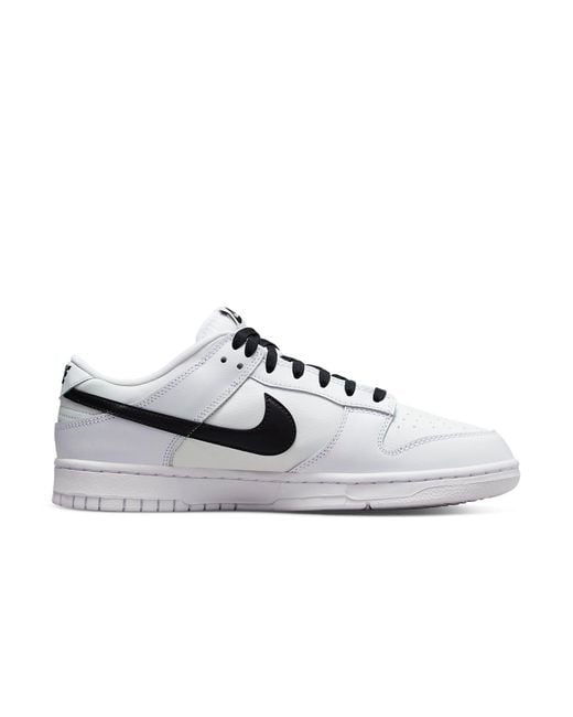 Nike White Dunk Low 'Reverse Panda' for men