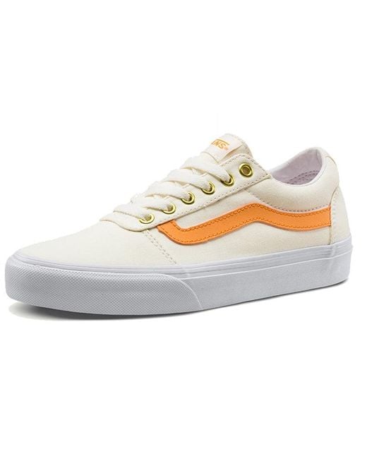 Vans White (Wmns) Ward 'Tangerine Off'