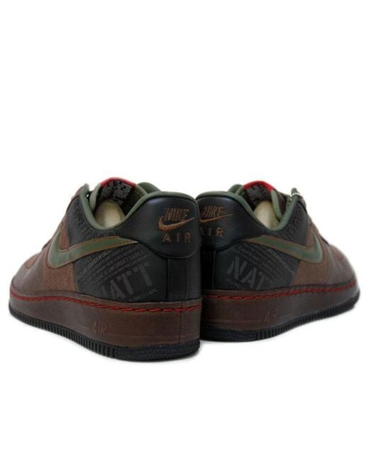 Nike Brown Air Force 1 Supreme 07 Natt 'Original Six' for men