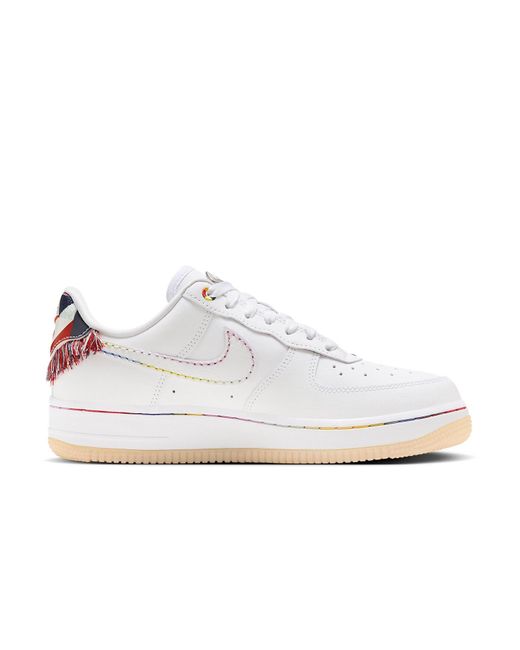Nike White (Wmns) Air Force 1 Low Multi Patch'