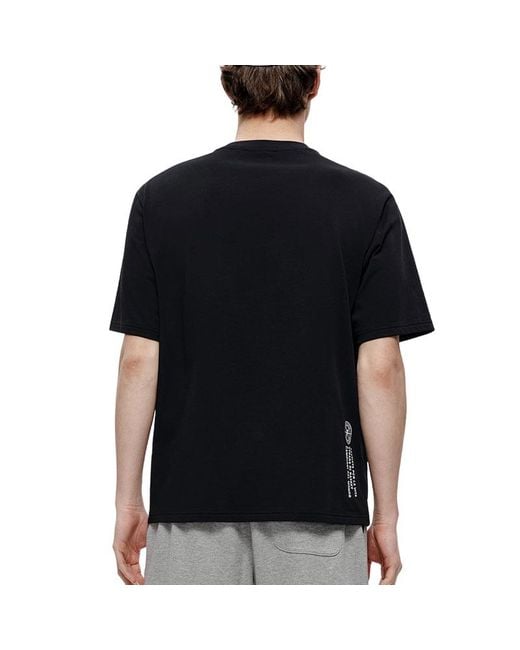 Fila Black Retro Time Tee for men