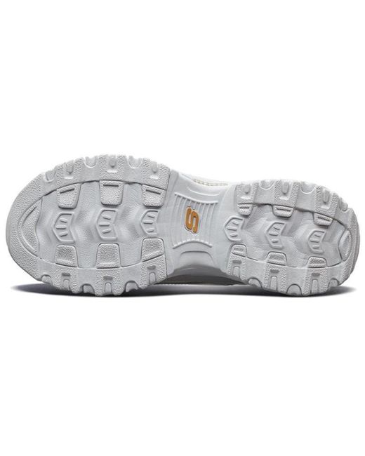Skechers White (Wmns) D'Lites Gs