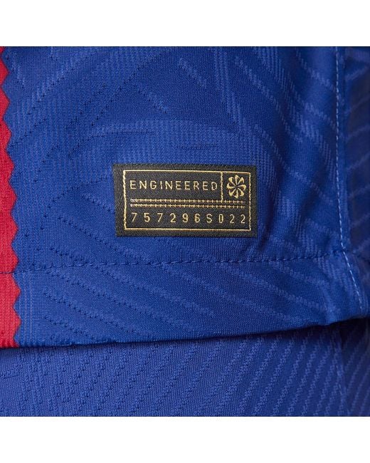 Nike Blue Fc Barcelona 23/24 Match Home Jersey 'Blaugrana' for men