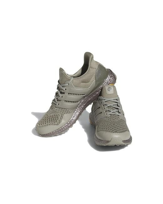 Adidas Gray Ultraboost Spikeless Golf Shoes Pebble' for men