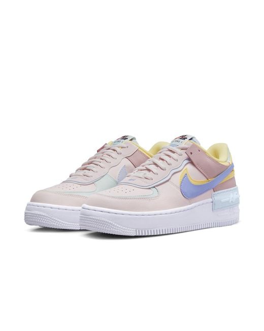 Nike White (Wmns) Air Force 1 Shadow 'Light Soft'