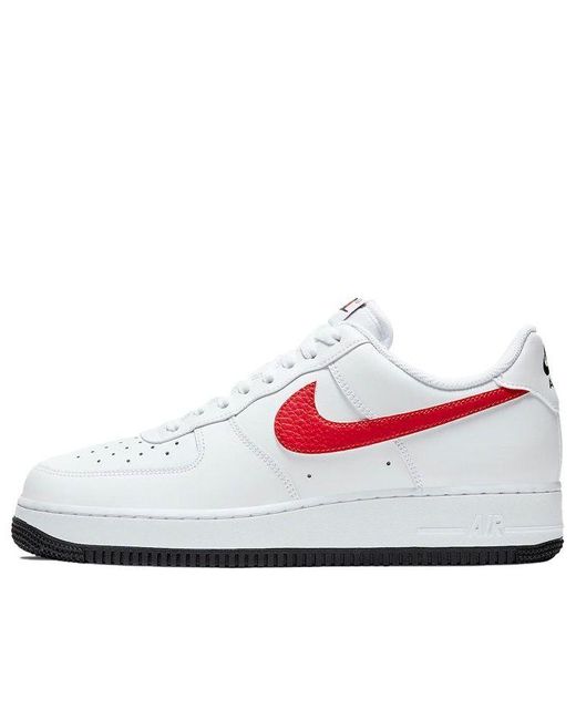 Nike Air Force 1 Low White Red Blue for Men | Lyst