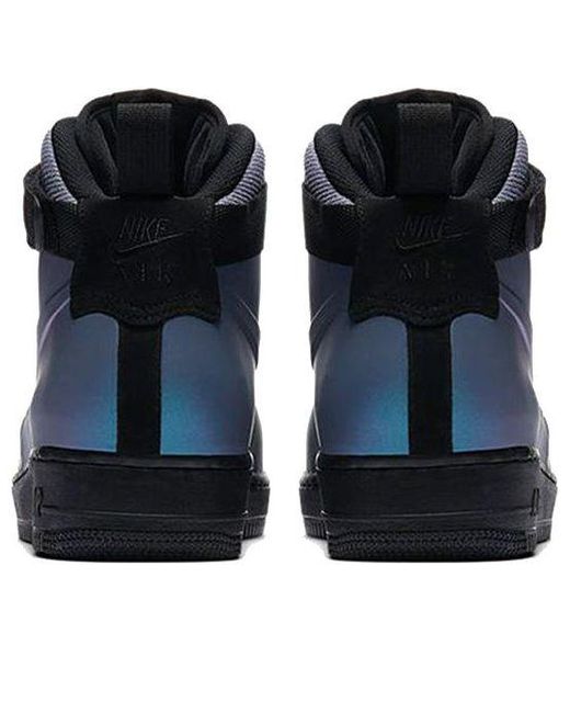 Nike Blue Air Force 1 Foamposite 'Light Carbon' 2018 for men