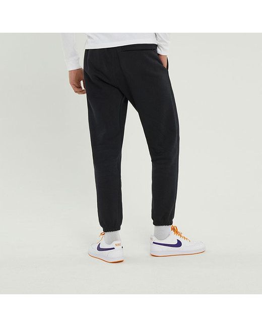 Nike Blue Nba Courtside Statement Edition Los Angeles Lakers Bundle Feet Sports Long Pants for men
