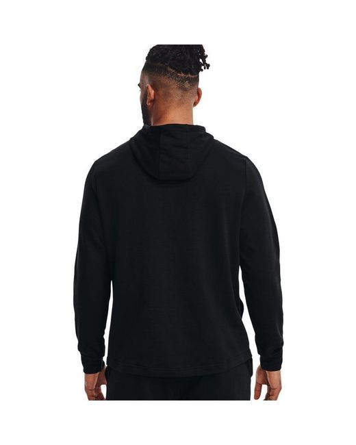 Under Armour Black Rival Terry Pullover Hoodie for men