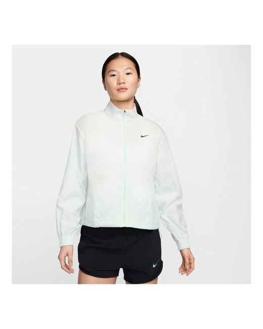 Nike White Dri-fit Loose Jacket