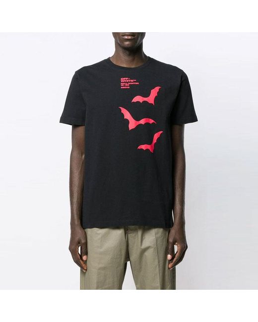 Off-White c/o Virgil Abloh Black Printing Short Sleeve Ordinary Version for men